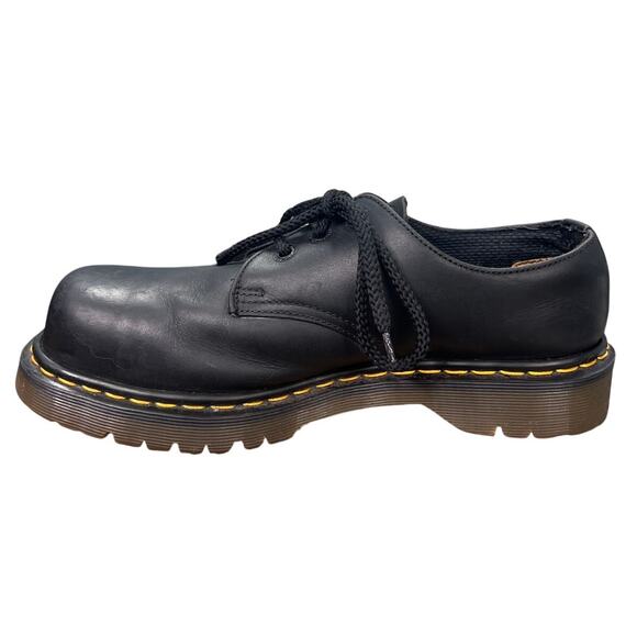 Vintage Dr. Martens Men\'s Black Leather Steel Toe Oxford Size UK 8 US 9 main image 4